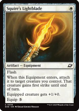 Squire's Lightblade |  (036) [Edge of Eternities]