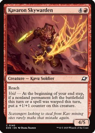 Kavaron Skywarden |  Foil (140) [Edge of Eternities]