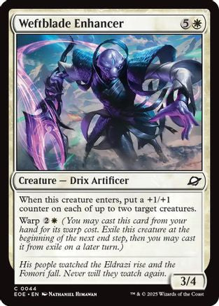 Weftblade Enhancer |  Foil (044) [Edge of Eternities]