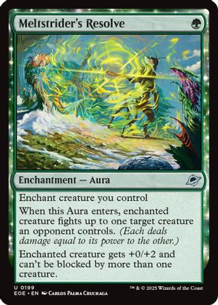 Meltstrider's Resolve |  Foil (199) [Edge of Eternities]