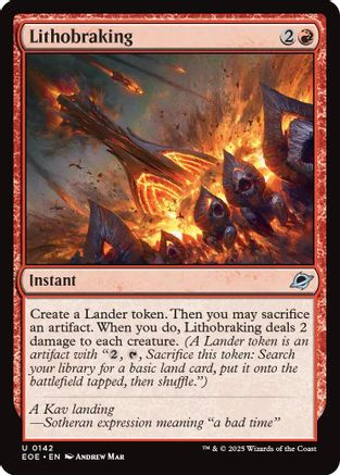 Lithobraking |  Foil (142) [Edge of Eternities]