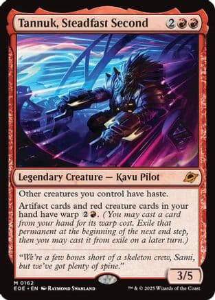 Tannuk, Steadfast Second |  Foil (162) [Edge of Eternities]