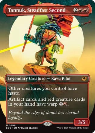 Tannuk, Steadfast Second (Borderless) |  (296) [Edge of Eternities]