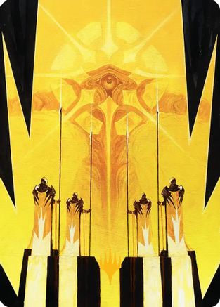 Hardlight Containment Art Card (Gold-Stamped Planeswalker Symbol) |  (004) [Art Series: Edge of Eternities]