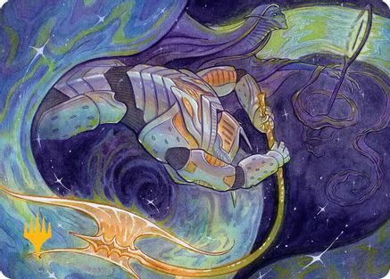 Seam Rip Art Card (Gold-Stamped Planeswalker Symbol) |  (006) [Art Series: Edge of Eternities]