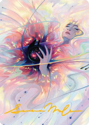 Beyond the Quiet Art Card (Gold-Stamped Signature) |  (038) [Art Series: Edge of Eternities]