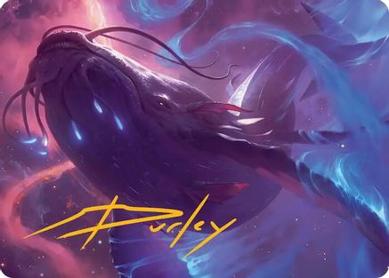 Starbreach Whale Art Card (Gold-Stamped Signature) |  (009) [Art Series: Edge of Eternities]