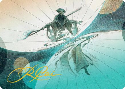 Weftwalking Art Card (Gold-Stamped Signature) |  (010) [Art Series: Edge of Eternities]