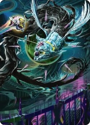 Quantum Riddler Art Card |  (039) [Art Series: Edge of Eternities]