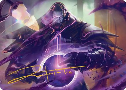 Embrace Oblivion Art Card (Gold-Stamped Signature) |  (013) [Art Series: Edge of Eternities]