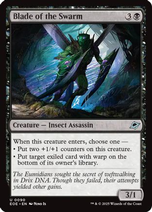 Blade of the Swarm |  Foil (090) [Edge of Eternities]