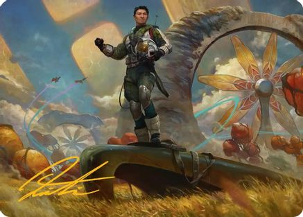 Galactic Wayfarer Art Card (Gold-Stamped Signature) |  (021) [Art Series: Edge of Eternities]