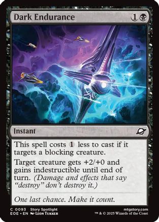 Dark Endurance |  Foil (093) [Edge of Eternities]