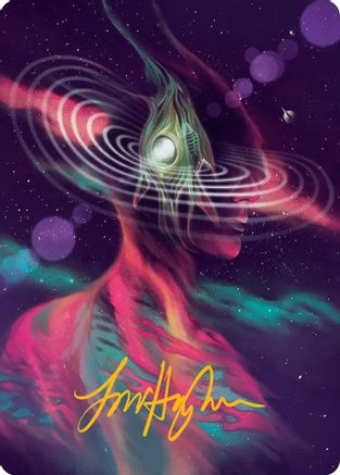 Terrasymbiosis Art Card (Gold-Stamped Signature) |  (041) [Art Series: Edge of Eternities]