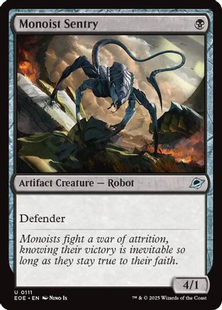 Monoist Sentry |  Foil (111) [Edge of Eternities]