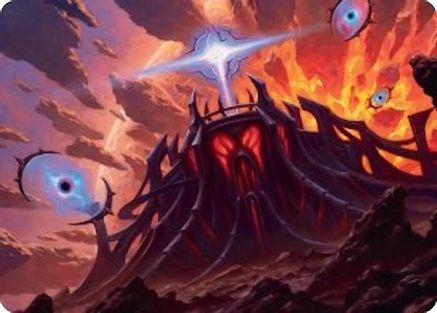 Secluded Starforge Art Card |  (032) [Art Series: Edge of Eternities]