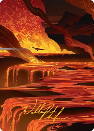 Blast Zone Art Card (Gold-Stamped Signature) |  (048) [Art Series: Edge of Eternities]