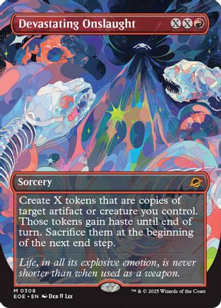 Devastating Onslaught (Borderless) |  (308) [Edge of Eternities]
