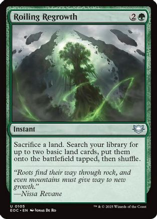 Roiling Regrowth |  (105) [Commander: Edge of Eternities]