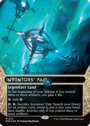Inventors' Fair (0111) (Borderless) (Galaxy Foil) |  Foil (111) [Edge of Eternities: Stellar Sights]