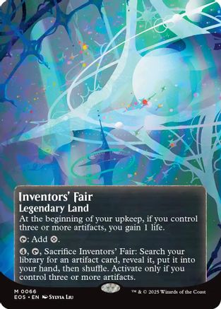Inventors' Fair (0066) (Borderless) |  (066) [Edge of Eternities: Stellar Sights]