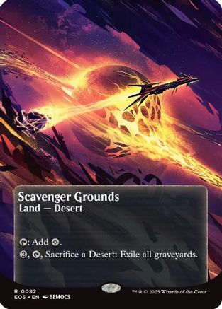 Scavenger Grounds (0082) (Borderless) |  (082) [Edge of Eternities: Stellar Sights]