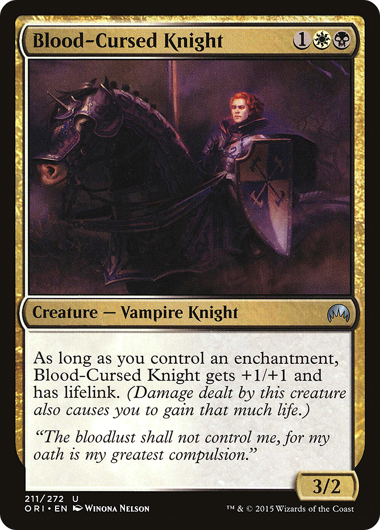 Blood-Cursed Knight [Magic Origins] Foil