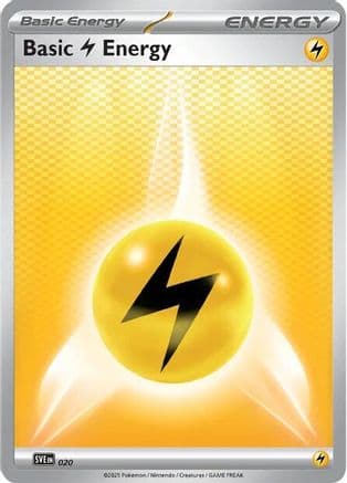 Basic Lightning Energy 020- SVE Scarlet & Violet Energies