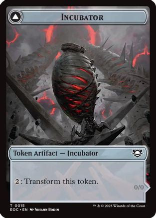 Incubator // Phyrexian Double-Sided Token |  (15 // 15) [Commander: Edge of Eternities]