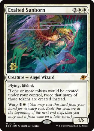 Exalted Sunborn |  Foil (015) [Prerelease Cards]