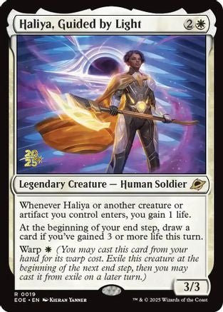 Haliya, Guided by Light |  Foil (019) [Prerelease Cards]
