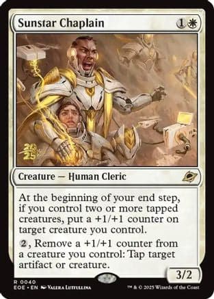 Sunstar Chaplain |  Foil (040) [Prerelease Cards]