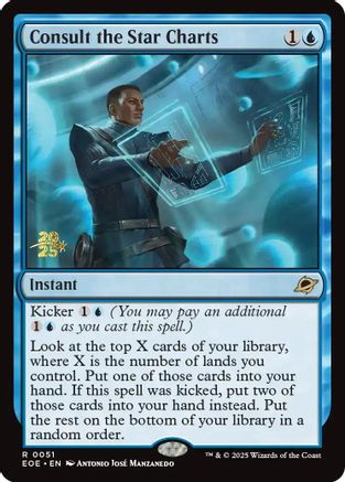 Consult the Star Charts |  Foil (051) [Prerelease Cards]