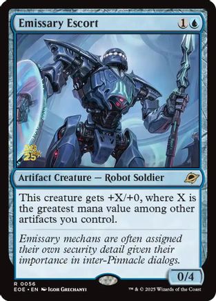 Emissary Escort |  Foil (056) [Prerelease Cards]