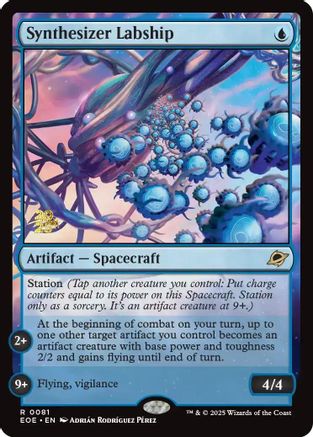 Synthesizer Labship |  Foil (081) [Prerelease Cards]