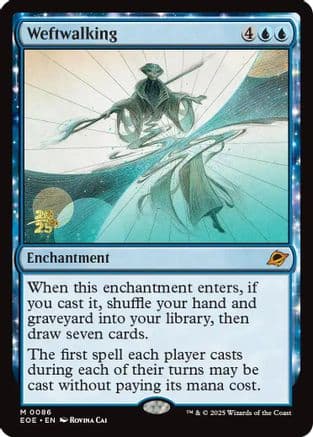Weftwalking |  Foil (086) [Prerelease Cards]