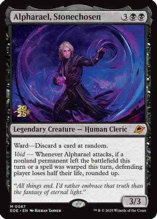 Alpharael, Stonechosen |  Foil (087) [Prerelease Cards]