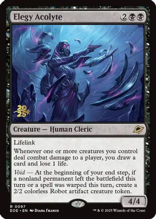 Elegy Acolyte |  Foil (097) [Prerelease Cards]