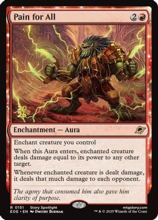 Pain for All |  Foil (151) [Prerelease Cards]