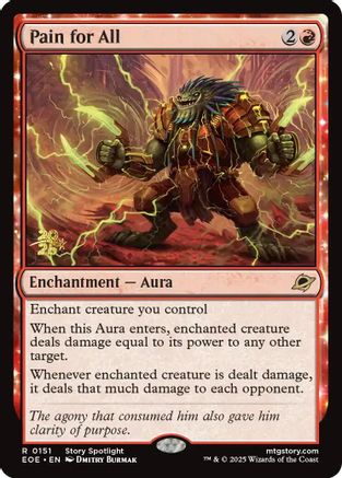 Pain for All |  Foil (151) [Prerelease Cards]