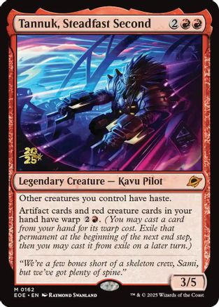 Tannuk, Steadfast Second |  Foil (162) [Prerelease Cards]
