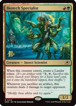 Biotech Specialist |  Foil (214) [Prerelease Cards]