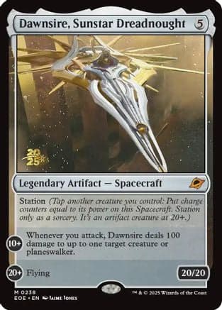 Dawnsire, Sunstar Dreadnought |  Foil (238) [Prerelease Cards]