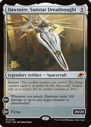 Dawnsire, Sunstar Dreadnought |  Foil (238) [Prerelease Cards]