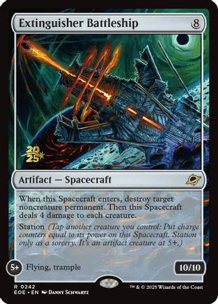 Extinguisher Battleship |  Foil (242) [Prerelease Cards]