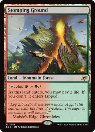 Stomping Ground |  Foil (258) [Prerelease Cards]