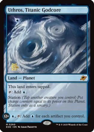 Uthros, Titanic Godcore |  Foil (260) [Prerelease Cards]