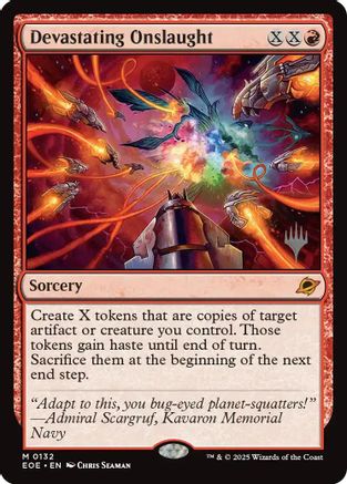 Devastating Onslaught |  (132) [Promo Pack: Edge of Eternities]