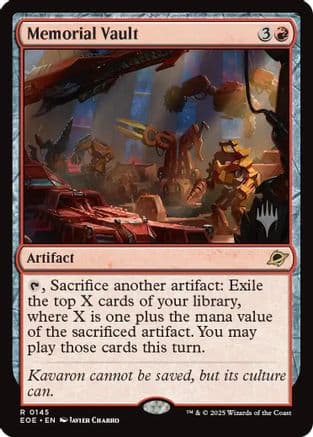 Memorial Vault |  Foil (145) [Promo Pack: Edge of Eternities]
