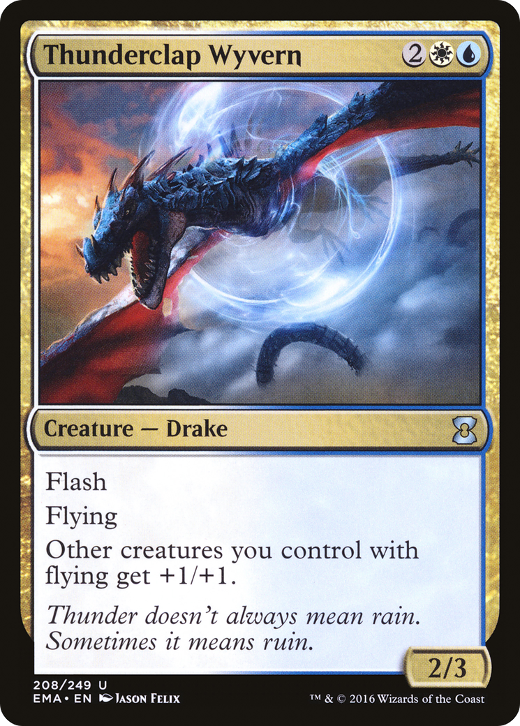 Thunderclap Wyvern [Eternal Masters] Foil